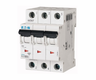 Eaton Wyłącznik nadprądowy 3P B 25A 6kA AC PL6-B25/3 286591