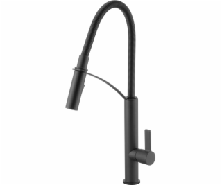 KITCHEN MIXER WITH PULL-OUT SPRAY DEANTE BLACK GERBERA