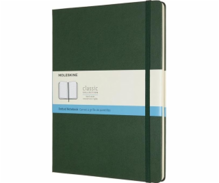 Moleskine Notes Classic XL 19x25 tw. kropki myrtle zielony