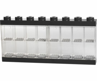 LEGO Minifiguren Display Case 16 schwarz, Aufbewahrungsbox