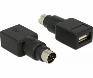 Adapter USB Delock 65898 USB - PS/2 Czarny  (65898)