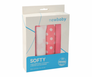 Látkové bavlněné pleny New Baby Softy s potiskem 70 x 70 ...