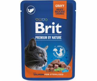 Brit BRIT CAT PREM.SALMON FOR STERILIZED 100G SASZETKA 11...