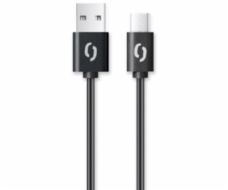 Datový kabel ALIGATOR 2A USB-C 1m, černý