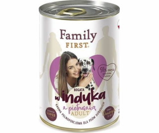 FAMILY FIRST Adult Beef with mrkva - Wet dog food - 400 g