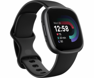 Fitbit Versa 4 čierna/grafitová