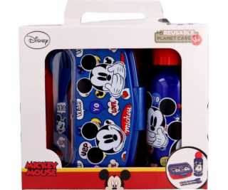 Mickey Mouse Mickey Mouse - Sada obeda, 400 ml fľaše s vo...