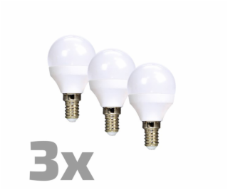 Žárovka LED E14  6W miniGLOBE bílá teplá ECOLUX SOLIGHT W...