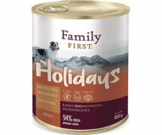 Family First Holidays Adult Lamb Beef Potato 800 g