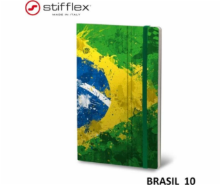 Stifflex Notatnik STIFFLEX, 13x21cm, 192 strony, Brasil 10