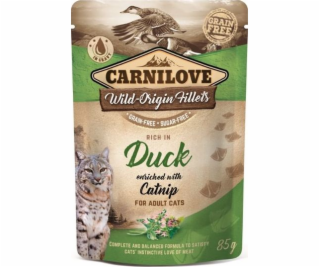 Carnilove CARNILOVE KOT sasz.85g DUCK&CATNIP /24