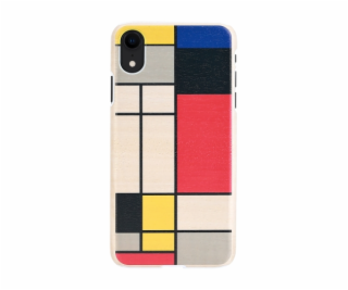 MAN&WOOD SmartPhone case iPhone XR mondrian wood white