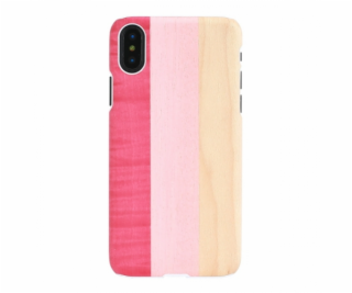 MAN&WOOD SmartPhone case iPhone X/XS pink pie white