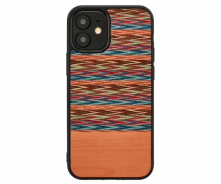 MAN&WOOD case for iPhone 12 mini browny check black
