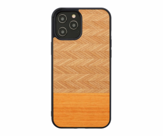 MAN&WOOD case for iPhone 12 Pro Max herringbone arancia b...