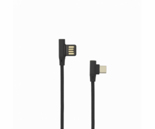 USB-C-90-B USB->Type C 90 M/M 1.5m čierna