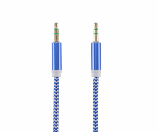 Tellur Basic audio cable aux 3.5mm jack 1m blue