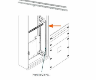 Eaton profil pro montáž BPZ -fps/20 195x1,60 mm - 106430