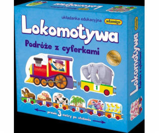 Lokomotiva Adamigo - cestuje s čísly - GXP -605070