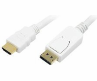 LogiLink Displayport - HDMI 2M WHITE (CV0055)