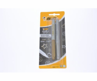 BIC Permanent Marker označení BIC Gold Silver Blister 2 P...