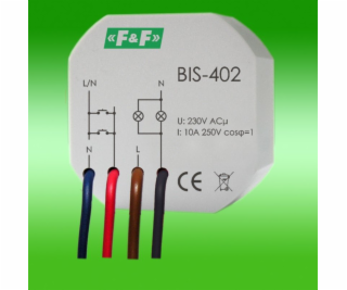 F&F impulzivní relé 230V 16A konzervované P/T - bis -402 CAN