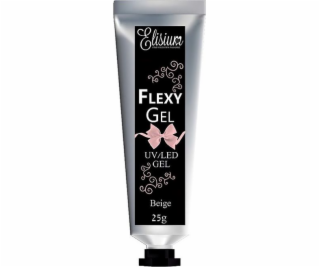 Elisium flexy gel nehty prodlužovací gel beige 25g