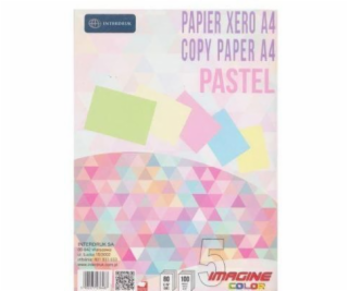 Fotografie Interdruk Paper A4 80g Mix Color Pastel 100 listů