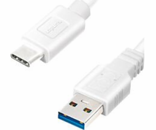 USB LogiLink USB 3.2 Gen1x1, muž USB-A pro muže USB-C, bí...