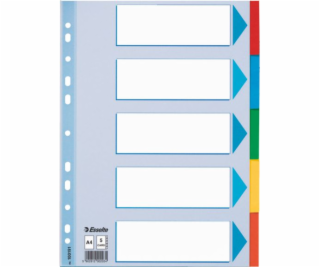 Karty Esselte Indexování 5 karet 5 barev Popisová karta (...