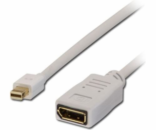 Lindy Displayport Mini Cable - Displayport 1,5 m bílá