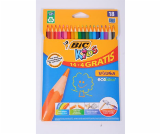 Bic Pencil Pencils Bic Kids Evolution Ecolutions Box 14+4...