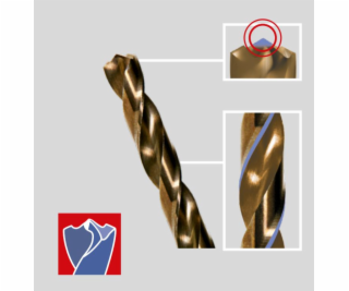 HSS válec inteligentní vrták 1,1 mm 10 ks. (11-011)