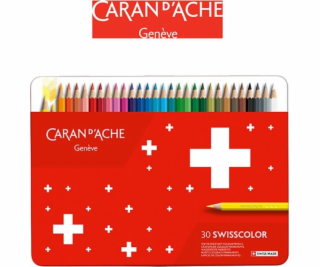 Caran D`arche Caran d ache SwissColor pastelky, kovová kr...