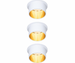 Paulmann Set Coin 3st.dimm LED 3x6W 2700K 230V WHITE/GOLD