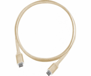 USB USB-C Silverstone Cable-USB-C 0,5 M Zloty (52039)