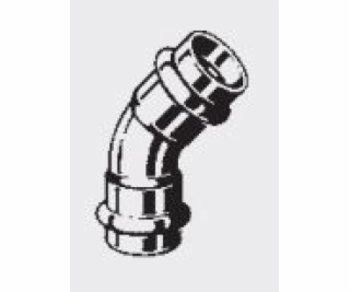 Viega łAK 45 ° 2-kola FKM 18 mm (628 307)