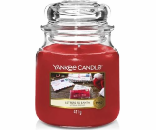 Yankee Candle Yankee svíčka dopisy Santa Medium Jar 411g