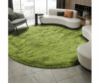 Strado kulatý koberec Shaggy Strado 140x140 Grengrass (Gr...