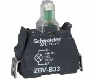 Schneider Elektrické světlo s LED WHITE 24V AC/DC (ZBVB14)