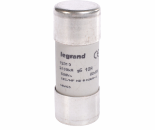 Vložka LEGRAND Cylindrical Fuse 10A GL 500V HPC 22 x 58 m...