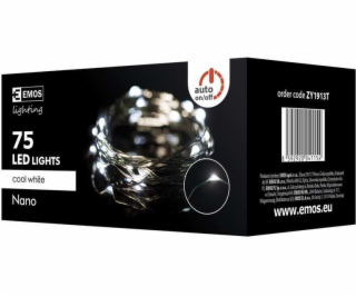 Emos Xmas Nano Timer LED pro bílý studený kabel 75 ks. (Z...