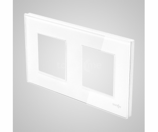 TouchMe Double Glass White Frame (TM716W)