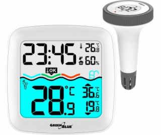 Wireless Swimming Pool Temperature Sensor Weather Station...