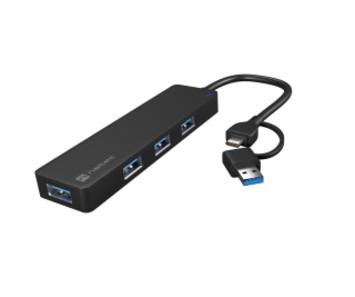 Rozbočovač Natec MAYFLY 4xUSB-A 3.0 HUB + USB-A adaptér