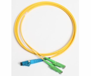 Patchcord FO duplex E2000/APC-LC 9/125um SM 1m