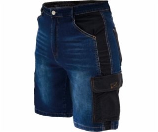 Šortky DEDRA Jeans veľ. LD, džínsovina 280g/m2