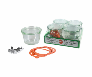 WECK Sturzglas 0,25l 4er Pack