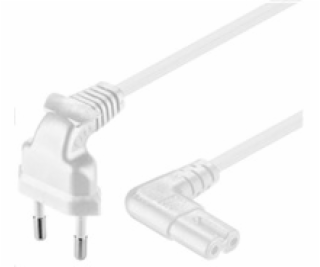 PREMIUMCORD Kabel síťový 230V k magnetofonu se zahnutými ...