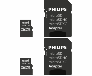 Philips MicroSDHC 2-Pack    32GB Class 10 UHS-I U1 incl. ...